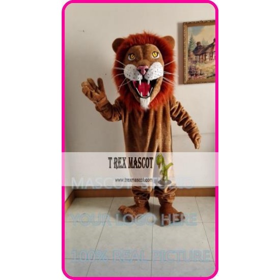 Mascot Plush Lion Mascot Costume