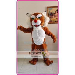 Mascot Wildcat Mascot Bobcat Courgar Costume Cartoon Anime 