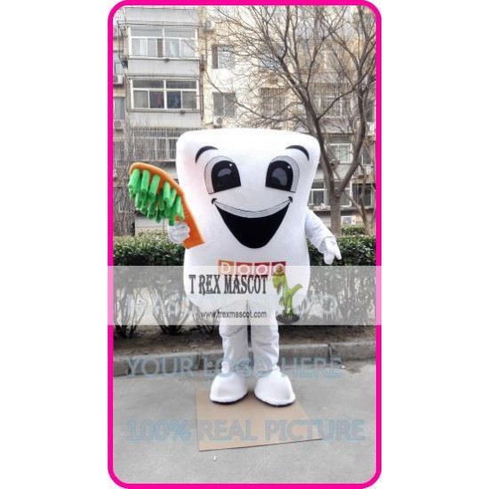 Mascot Tooth Teeth Toothbrush Mascot Costume