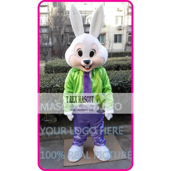 Mascot Mr Easter Bunny Mascot Costume Cartoon Rabbit Cosplay