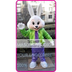 Mascot Mr Easter Bunny Mascot Costume Cartoon Rabbit Cosplay