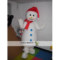 Mascot Snowman Mascot Costume Snow Man