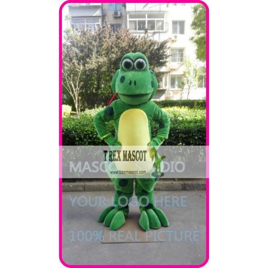 Mascot Green Frog Mascot Costume