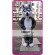 Mascot Plush Huskey Dog Mascot Costume