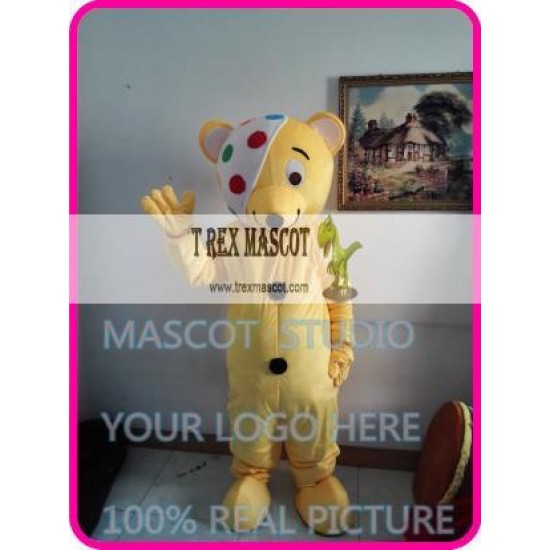 Mascot One Eye Bear Mascot Costume