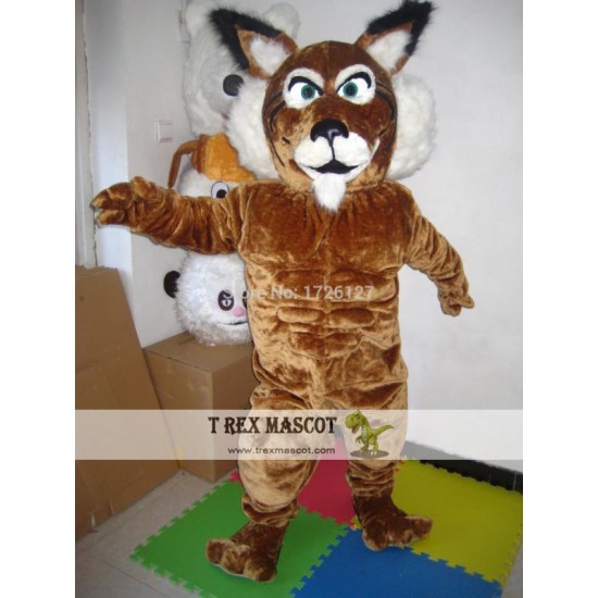 Wild Cat Panther Leopard Jaguar Cougar Mascot Costume