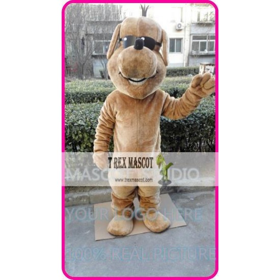 Mascot Plush Glass Dog Mascot Costume