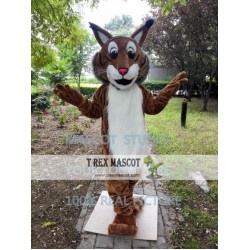 Bobcat Mascot Costume Leopard Couguar Mascot