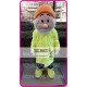 Mascot Yellow Dwarf Mascot Costume