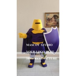 Mascot Purple Knight Mascot Spartan Costume Trojan Cosplay Cartoon Anime