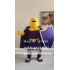 Mascot Purple Knight Mascot Spartan Costume Trojan Cosplay Cartoon Anime