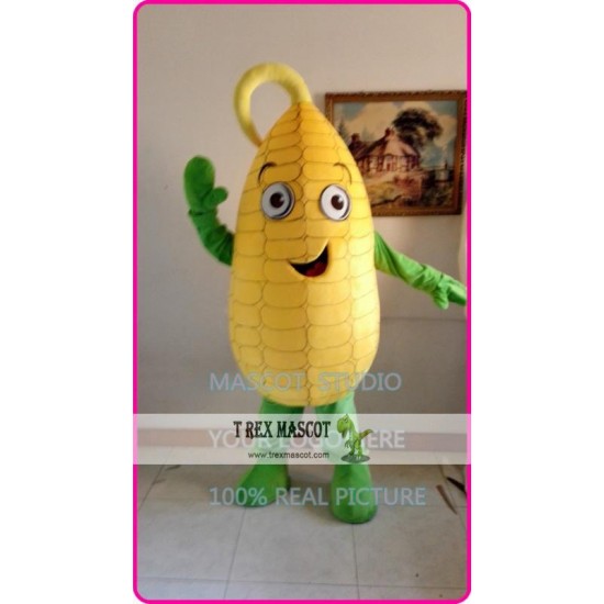 Mascot Yellow Corn Mascot Maize Costume