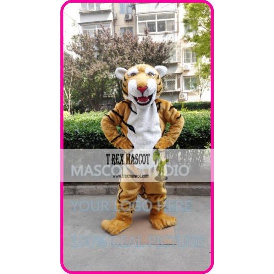 Plush Tiger Mascot Costume