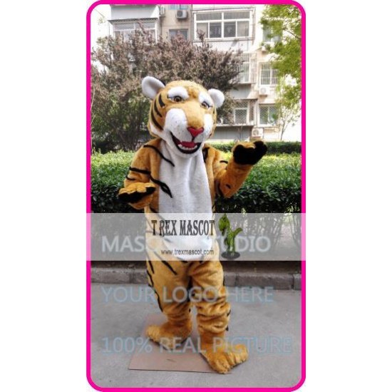 Plush Tiger Mascot Costume