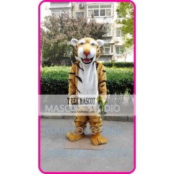 Plush Tiger Mascot Costume