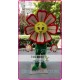 Mascot Red Flower Sunflower Mascot Costume