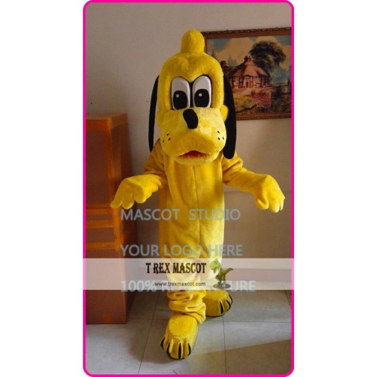 Mascot Yellow Plush Dog Mascot Costume Cartoon Anime 