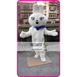 Mascot Plush White Rabbit Bunny Mascot Costume