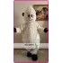 Mascot Plush White Snowman Snow Monster Mascot Costume Winter Holiday Ice World