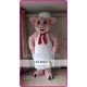 Pink Pig Chef Mascot Costume