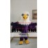 Mascot Purple Eagle Mascot Hawk Costume Falcon Cartoon