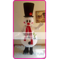 Mascot Christmas Snowman Mascot Costume