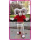 Red Bighorn Ram Goat Mascot Costume