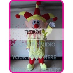 Christmas Clown Mascot Costume