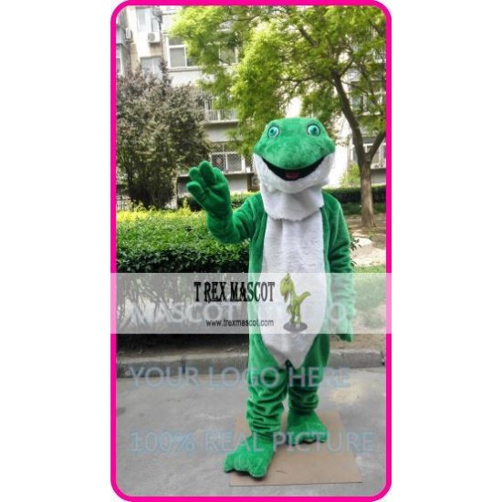 Mascot Plush Green Frog Mascot Costume