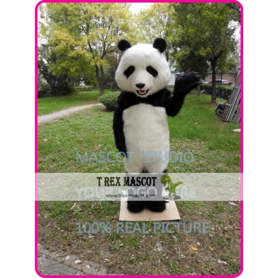 Plush Panda Mascot Costume