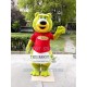 Green Teddy Bear Mascot Costume