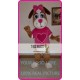 Mascot Pink Female Dog Mascot Costume