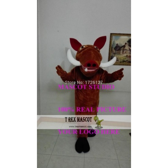 Mascot Pumbaa Mascot Costume Animal Cartoon Anime Cosplay