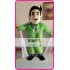 Mascot Green Superman Super Hero Mascot Costume