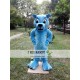 Blue Wildcat Mascot Costume Wild Cat Mascot Courgar Mascot