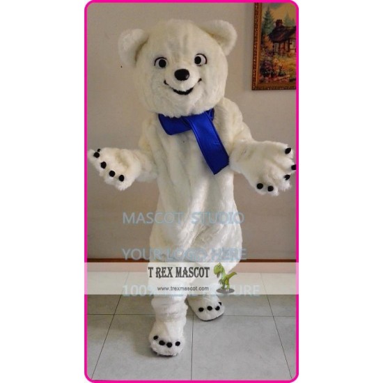 Mascot Polar Bear Mascot Costume Cartoon Anime 