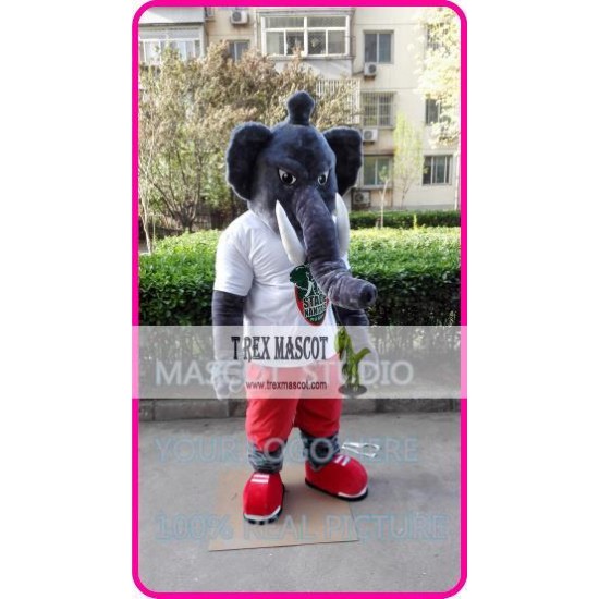 Mascot Plush Elephant Mascot Costume