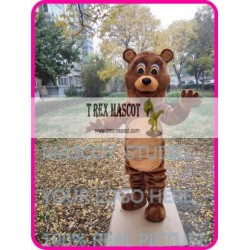 Mascot Plush Brown Bear Mascot Costume