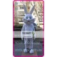 Easter White Rabbit Bunny Mascot Costume