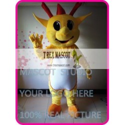 Mascot Yellow Dinosaur Dino Mascot Costume Anime Cosplay Cartoon