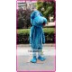 Mascot Cartoon Blue Dog Mascot Costume