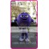 Mascot Purple Chocolate Beans Mascot Costume Cartoon 