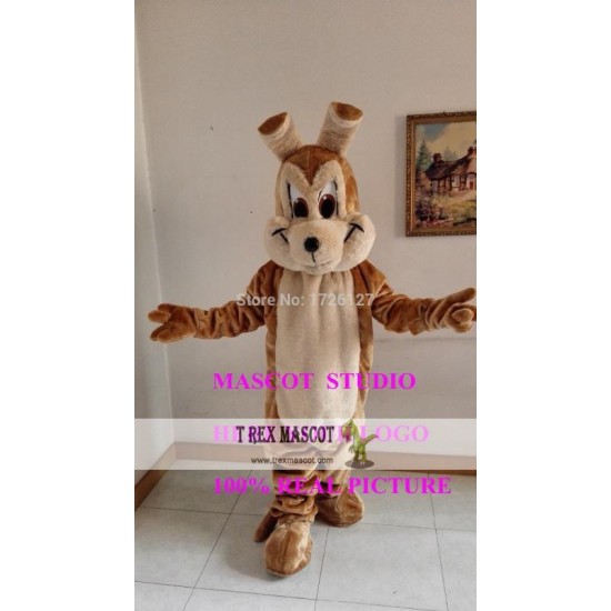 Brown Wolf Mascot Costume Werewolf Cartoon Anime Cosplay