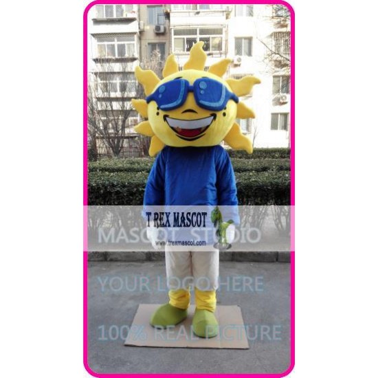 Mascot Sun And Sunflower Mascot Costume