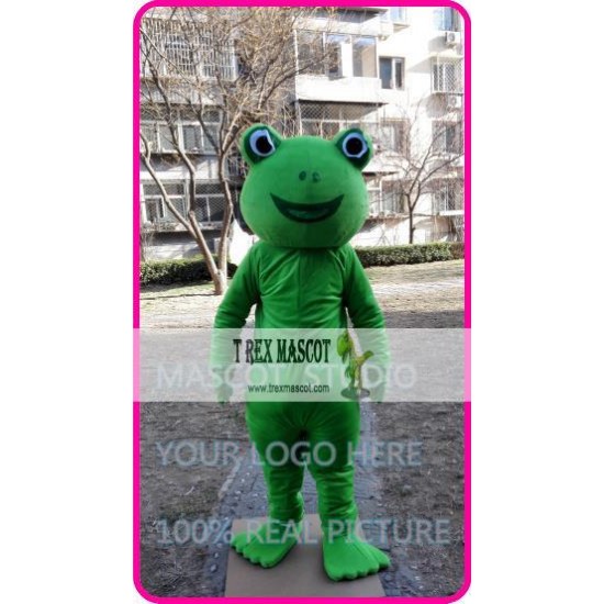 Mascot Green Frog Mascot Costume