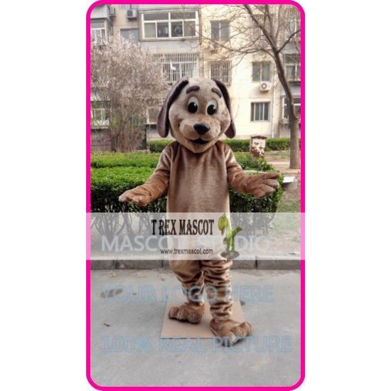 Mascot Brown Dog Mascot Costume Cartoon 