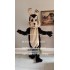 Dark Brown Wolf Mascot Coyote Costume Werewolf Cartoon Anime Cosplay