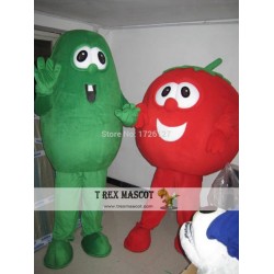 Mascot Cucumber Tomato Mascot Vegetable Costume