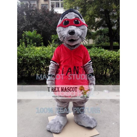 Red Seal Mascot Costume