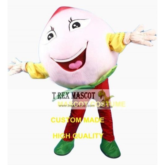 Peach Mascot Costume for Adult